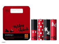 eneloop Disney Design AA-size 1,900mAh Battery 4-Pack | HR-3UTGB4D ( Japanese Imports )