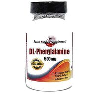 DL-Phenylalanine 500mg * 200 Capsules 100% Natural - by EarhNaturalSupplements
