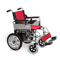 LS Electric Wheelchair, Elderly Disabled Automatic Wheelchair, Foldable Nursing Four-Wheel Electric Scooter, Load Capacity100kg (Color : Lead-Acid Batteries 20A)