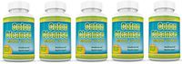 Colon Cleanse 1800 Max Weight Loss Detox Cleanse All Natural with Acai Fruit and Fennel Seeds 60 Capsules Per Bottle 5 Bottles