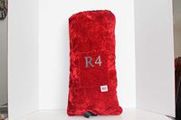 19" Tall Red Velvet Padded Glass Hookah Waterpipe Protective Bag Backpack, USA