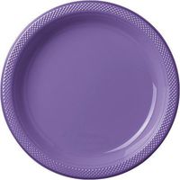 Bulk Round Plastic Plates | 50ct (10.25 inch, New Purple)