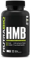 NutraBio HMB Supplement – 1000mg per Serving, 180 Capsules