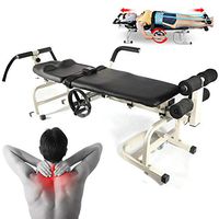 DONNGYZ Traction Bed - Lumbar Stretcher Cervical Spine Lumbar Massage Bed for The Lumbar Traction Stretching Bed for Lumbar Spine Cervical Discomfort Lumbar Disc Herniation
