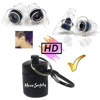 HearSafely Buds - (Hi-Fi) High Fidelity Earplugs - for Concerts & Loud Events - Reduce Noise, Save Quality - Take to The Club, Movie Theater, Stadium Sports, or on a Motorcycle (19 dB) (14 NRR)