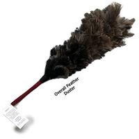 Ostrich Feather dusters 26", Duster for Cleaning TV,Computer,Solar Panel,Art Pieces. Millions of Soft and Tiny filaments Found on Each Feather act as a Magnet to Effectively Trap Hold dust Particles