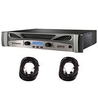 Crown XTI 4002 Series 2 Channel 1600W Stereo Amplifier with XLR Cables