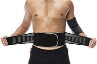 Exrebon Lower Back Brace for Women & Men - Breathable & Adjustable Lumbar Support for Back Pain Relief - Back Support Belt & Waist Trimmer with Stabilizer Herniated Disc, Sciatica, and Scoliosis M