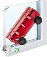 Tyroler Bright Tools Magnetic Window Cleaner The Glider D-2 AFC Single or Double Glazed Window 0.08"-0.7" | Adjustable Magnet Force Control | Indoor and Outdoor Glass Pane Cleaning.