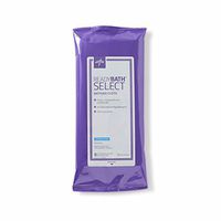 Medline ReadyBath Select Body Cleansing Cloth Wipes, Fragrance Free, Medium Weight Wipes (8 Count Pack, 30 Packs)