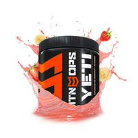 MTN OPS Yeti Monster Pre-Workout Powder Energy Drink, 30-Serving Tub, Strawberry Banana