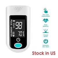 Fingertip Blood Oxygen Saturation Monitor with Batteries & Lanyard, Pulse PR Heart Rate Monitors and Spo2 Reading Oxygen Meter.