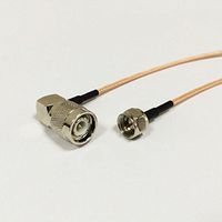 TNC male RA to F type male plug pigtail cable RG316 15cm 6inch wireless adapter Good Quality Fast USA Shipping