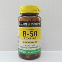 Mason Vitamins Mason Natural Super B-50 complex with 400 mcg folic acid capsules - 100 ea