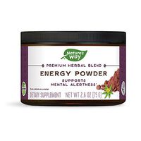 Nature's Way Premium Herbal Blend Energy Powder, Supports Mental Alertness*, 30 Servings