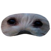 Maltese Dog Puppy Eyes Face Sleep Sleeping Mask Travel