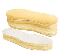 3 Pairs Insoles Women's Premium Thick Wool Fluffy Fleece Inserts Cozy,A1