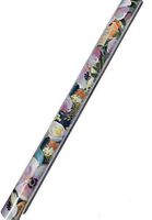 Punch Studio Heavyweight Premium Gift Wrap Sheets, 3 ct, Gold Glitter Embellished Painted Floral 16675