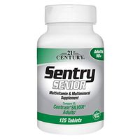21st Century Sentry Senior Tablets, 125 Count