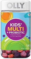 OLLY Kids Multi-Vitamin and Probiotic Gummy Supplements, Yum Berry Punch, 1 Pack ( 140 Count )