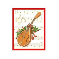 Caspari Christmas Concert Gift Enclosure Cards, 20 with Envelopes