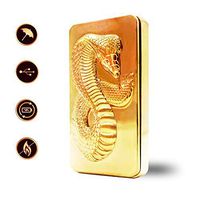 Electric Lighter,Cool Lighters,USB Lighters Rechargeable Flameless Wind Resistant for Men with Gift Box (Snake)