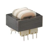 Power Transformer, Dual 115/230V Primary, 6.0VA, Series 12.6VCT @ 500mA, Parallel 6.3V @ 1.0A, Split Bobbin Domestic PC Mount XFMR