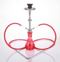 2 hose 21" Camel Red Hookah Shisha Nargila water glass vase pipes smoke sale
