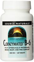 Source Naturals Coenzymated B-6 300mg, Promotes a Healthy Nervous System,60 Tablets
