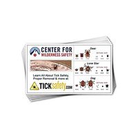 Center for Wilderness Safety Tick Identification Cards