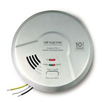 USI - (2 Pack) MIC1509S 3-in-1 Hardwired Fire and Carbon Monoxide Smart Alarm with 10 Year Sealed Battery