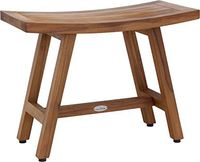 AquaTeak Patented 24" Asia Lotus Teak Shower Bench