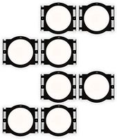 Theater Solutions RK6C in Ceiling Installation Rough in Kit for 6.5" Speakers 4 Pair Pack