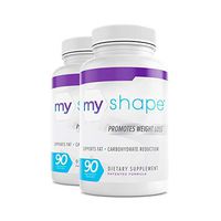 My Shape Weight Loss Dietary Supplement, Natural, Patented, Regulates Appetite. Fat Loss, Fat and Carbohydrates Reduction, Gluten Free, Vegetarian Capsules, 2 Bottles