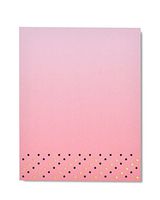 Gartner Studios Pink Ombre & Gold Foil Polka Dot Note Cards, 10 count
