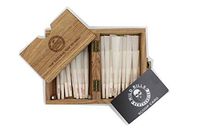 RAW Organic 1 1/4 Pure Hemp Pre-Rolled Cones with Filter 50 Pack with New Raw Box