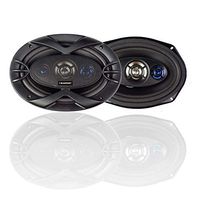 Bluapunkt 6 x 9-Inch 300W Slim-Line, 4-Way Coaxial Car Audio Speaker