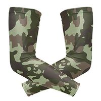 ZZKKO Skull Camouflage Cooling Arm Sleeves Cover Uv Sun Protection for Men Women Running Golf Cycling Arm Warmer Sleeves 1 Pair