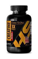 Pre Workout for Men Testosterone - CREATINE TRI-Phase (3X Formula) - Creatine monohydrate Pills - 1 Bottle 90 Tablets