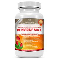 Berberine HCl Max 1200MG All-Natural Organic Supplement. Boosts Heart Health. Normalizes Blood Sugar, Cholesterol and Weight. Supports Digestion, Immunity and Total Health. 120 Easy Absorb Capsules.