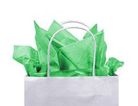 Gift Tissue Paper Bulk - 240-Sheet Gift Wrapping Tissue Paper, 20 x 20 Inches, Gift Bag Tissue Paper Gift Wrap, Premium Quality Tissue Paper, Paper Craft Supplies (Dark Green, 240 CT)