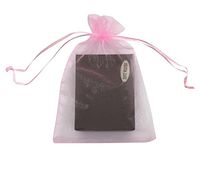 SUNGULF 100pcs Organza Pouch Bag Drawstring 5"x7" 13x18cm Strong Gift Candy Bag Jewelry Party Wedding Favor (Pink)