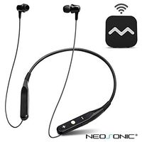 Neosonic Hearing Amplifier for Seniors and Adults, Neckband Rechargeable Pocket Talker Headphone Device with Wireless Microphone to Aid and Assist Conversation and TV Listening - NW10