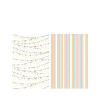 Patterned Double Sided Color Printing Paper Birthday Gift Wrapping Paper,10