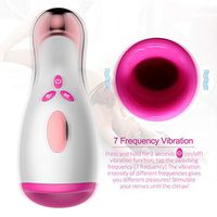 Men's Speed Cup Smart Heating Sucking Licking Machine Oral Male Más-tǔŗbātòr Automatic P-ê.nís Massage Double Vibrating for Men Real Feeling