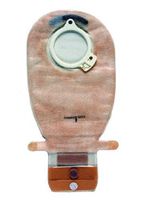 Assura 2pc Easiclose Drainable Pouch With Wide Outlet 3/4-7/8" (15-23mm)/Transparent/Green