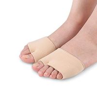 iBesun Metatarsal Sleeve Pads with Sole Cushion Forefoot Gel Pad Supports Ball of Foot Health