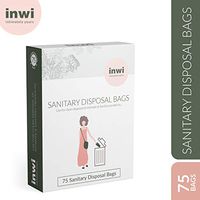 InWi Sanitary Disposable Bags - 75 Bags for Disposal of Sanitary Pads, Sanitary Napkins, Tampons, Condoms and Feminine Hygiene Products