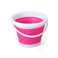 AODEW Portable Fishing Water Pail Plastic Bucket Foldable Round Tub Collapsible Space Saving Outdoor Waterpot