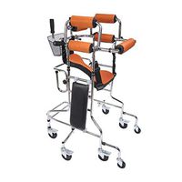 Elderly Rehabilitation Walker - Walking Auxiliary Equipment Powers Multi-Function Stand, Anti-Backward Rollover, Suitable for People Walking Inconvenient,B